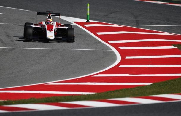 Charles Leclerc durante la carrera de Montmeló de GP3 | Fuente: www.formularapida.net