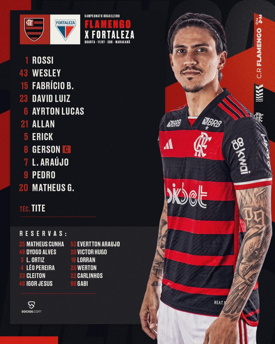 Multicanais Assistir Flamengo x Fortaleza AO VIVO Online 11/07/2024 –  Multicanais