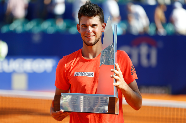 Thiem with the Argentina Open trophy (Getty/Gabriel Rossi/STF)