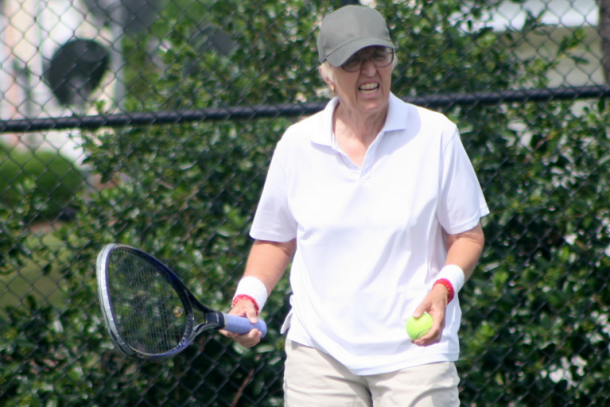 Gail Falkenberg is the 329th-ranked woman on the United States Tennis Association's open rankings system. | Photo: Ian McCormick