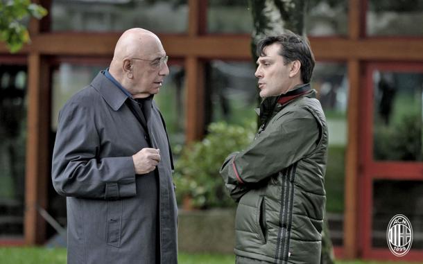 Galliani e Montella, acmilan.com