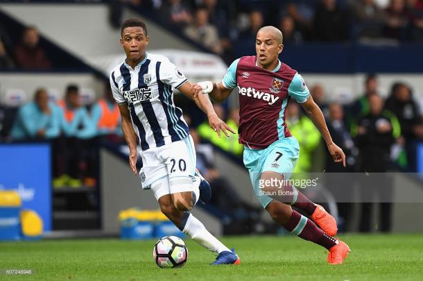 Galloway in action for the Baggies. | Photo: Getty Images - Shaun Botterill 