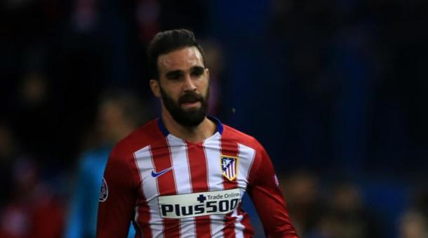 Gamez in action for Atletico in a Champions League match (Photo: football.co.uk)