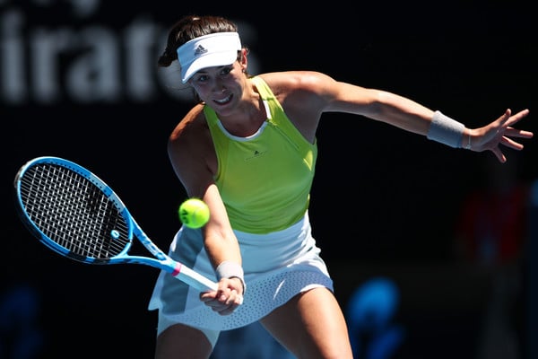 Garbine Muguruza in action at the Australian Open, where she surprisingly fell in the second round | Photo: Clive Brunskill/Getty Images AsiaPac