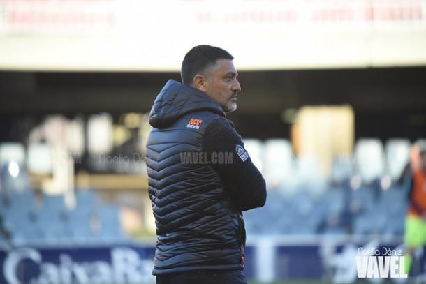 Imagen de García Pimienta, entrenador del FC Barcelona B. FOTO: Noelia Déniz