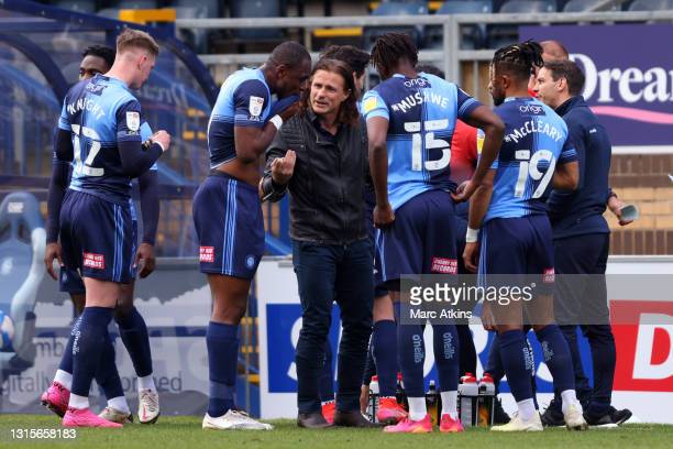 Gareth Ainsworth managing his Wycombe side | Credit: Marc Atkins | Getty Images