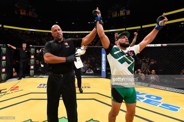 Gastelum (R) is coming off a win at UFC 200 | Photo: Getty/JoshHedges/ZuffaLLC