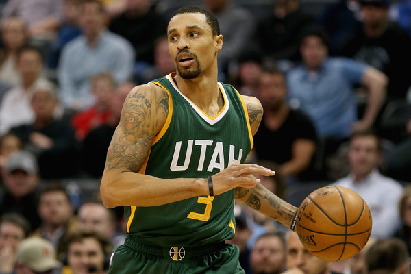 Hill has proven to be a fruitful guard for the Jazz. Credit: Matthew Stockman/Getty Images North America