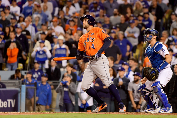 Springer capped his MVP performance with his fifth home run of the Fall Classic/Photo: Harry How/Getty Images