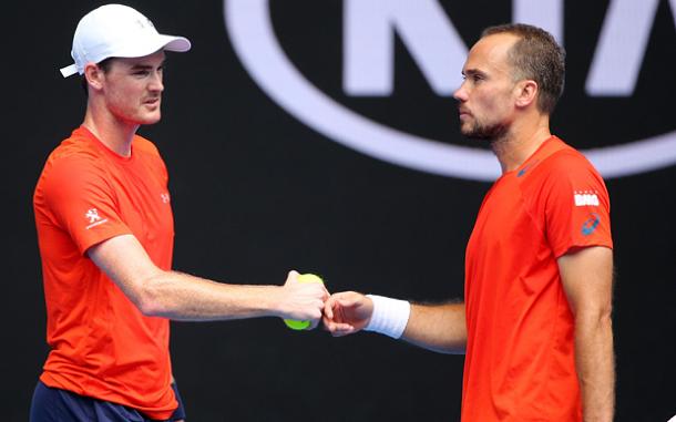 Jamie Murray (left) and Bruno Soares have soared to number one (Photo: Getty Images)