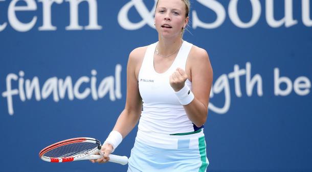 Kontaveit is looking for her first major semifinal/Photo: Matthew Stockman/Getty Images