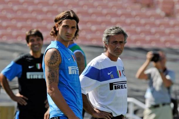 Mourinho has always been on hand to offer Zlatan advice (photo: Getty Images)