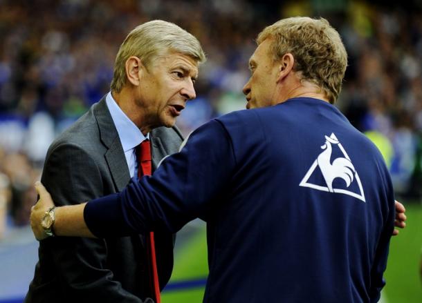 Moyes mostró admiración por Wenger | Foto: Getty Images.