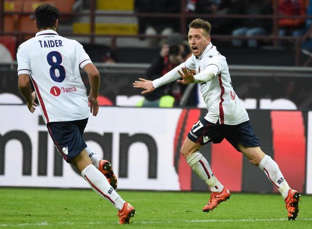 Giaccherini spent last season on loan at Bologna (Photo: Getty Images)