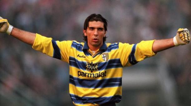 Buffon back in his young days with Parma