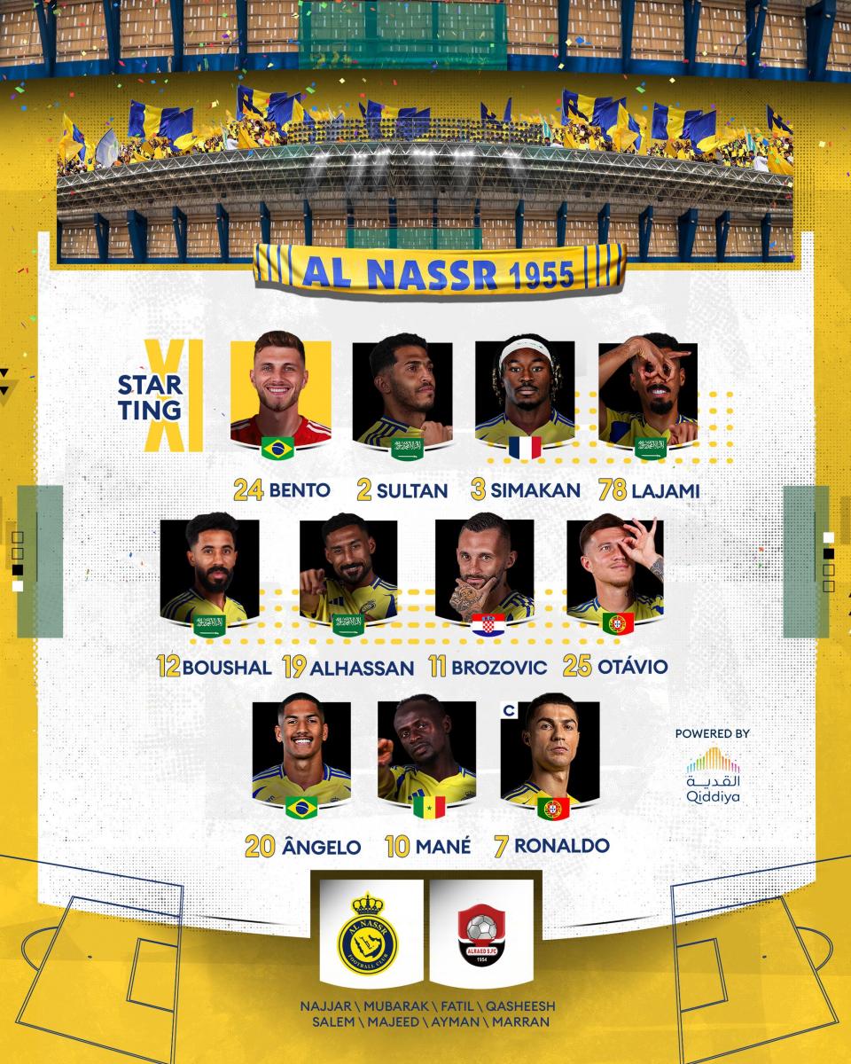 Gols e melhores momentos de Al-Raed x Al-Nassr pelo Campeonato Saudita ...