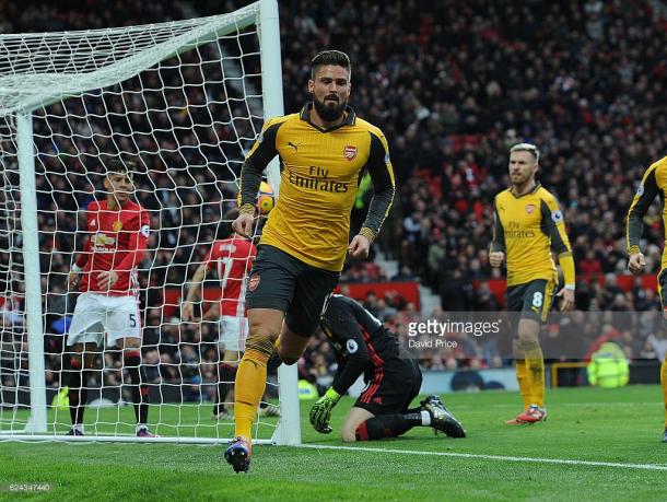 Giroud's arrival changed the game. | Photo: Getty Images/ David Price