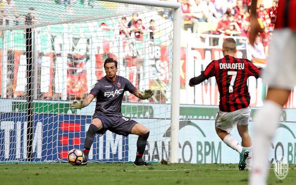 El gol de Deulofeu | Foto: Milan