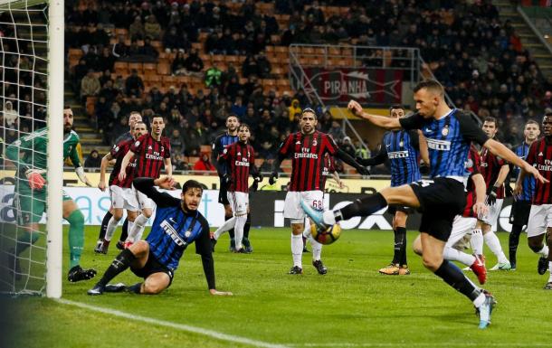 Momento del gol en fuera de juego | Foto: Inter 