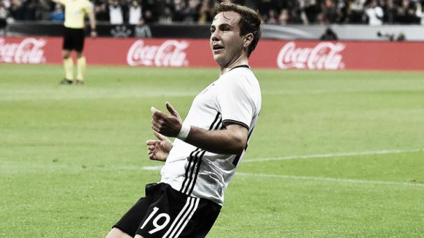 Germany's Mario Gotze (Picture from Sky Sports)
