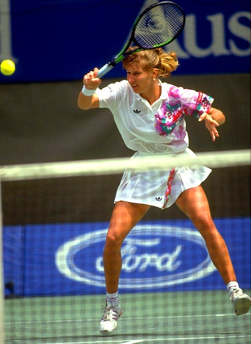 Graf at the 1988 Australian Open. Photo: Sports Illustrated