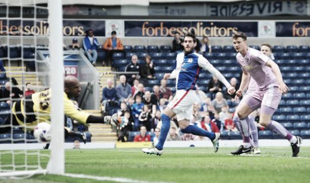 Danny Graham in action for Blackburn Rovers | Photo:Lancashire Telegraph   