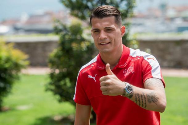 Granit Xhaka, the Swiss powerhouse | Photo: Getty