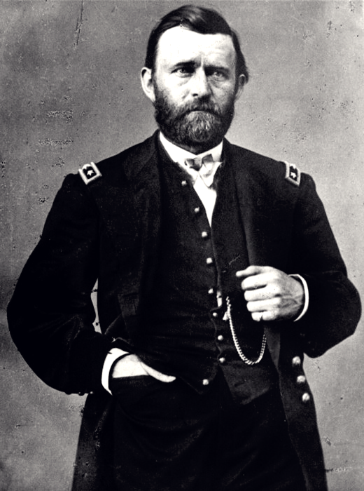 Grant con uniforme militar, Fuente: Wikicomons