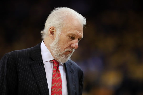 The 36-point loss was the second worst of Popovich's legendary coaching career/Photo: Ezra Shaw/Getty Images