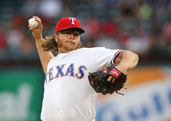 A.J. Griffin pitched eight innings, allowing only one run against the New York Yankees. | Photo: Rick Yeatts/Getty Images