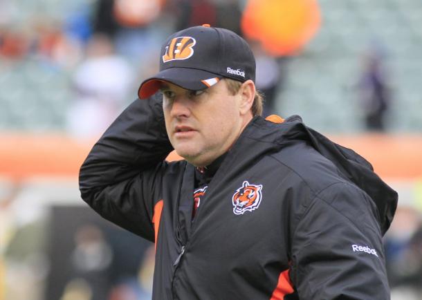 Jay Gruden during his time with the Bengals | Source: Al Behrman - AP Photo