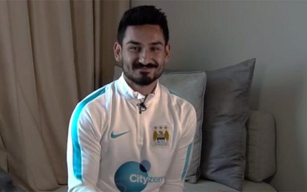 Gundogan pictured in City attire for the first time | Photo: thetelegraph