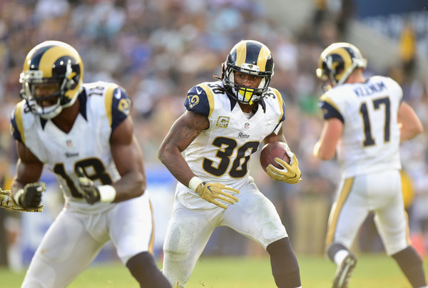 Todd Gurley has the potential to slip through the Jets' defensive openings. Credit: Harry How/Getty Images North America