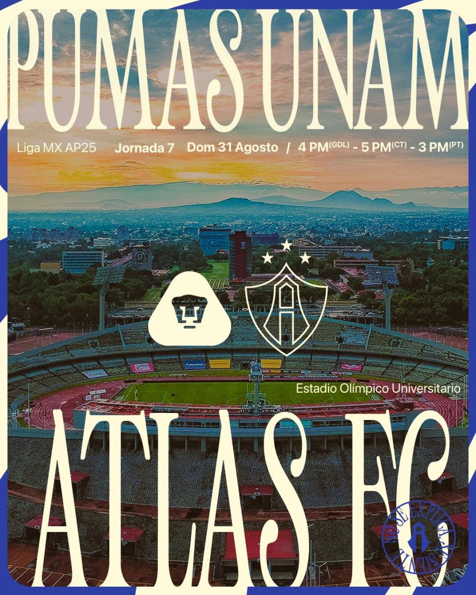 Liga MX sorprende con cambio de horario en el Pumas vs Atlas de la ...