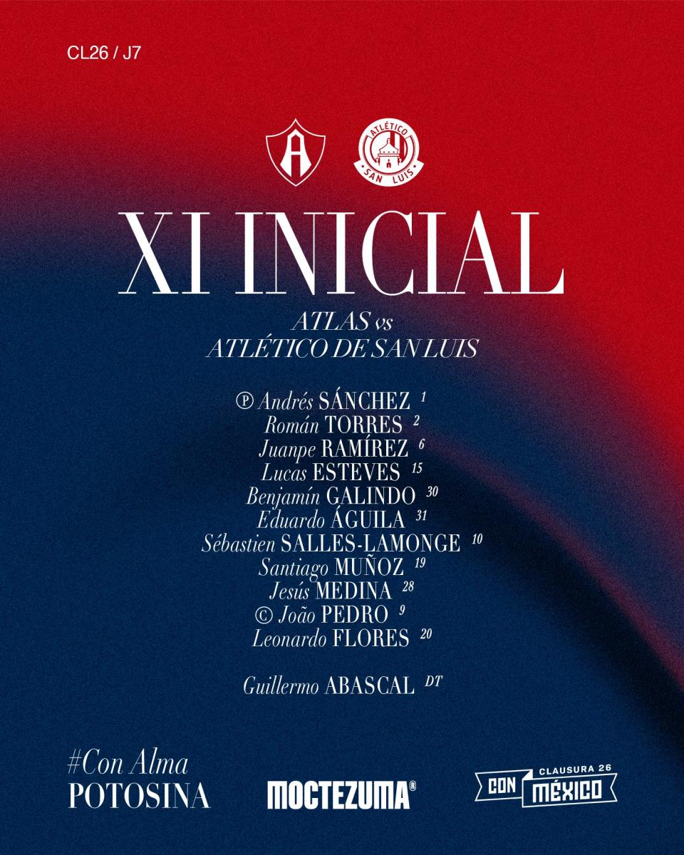 Resumen y goles del Atlas 3-2 Atlético de San Luis en Liga MX - VAVEL ...