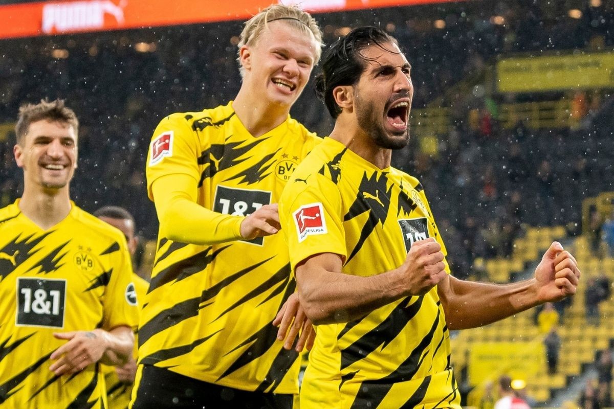 Algunos futbolistas del Borussia Dortmund celebrando un gol / Fuente: Bundesliga
