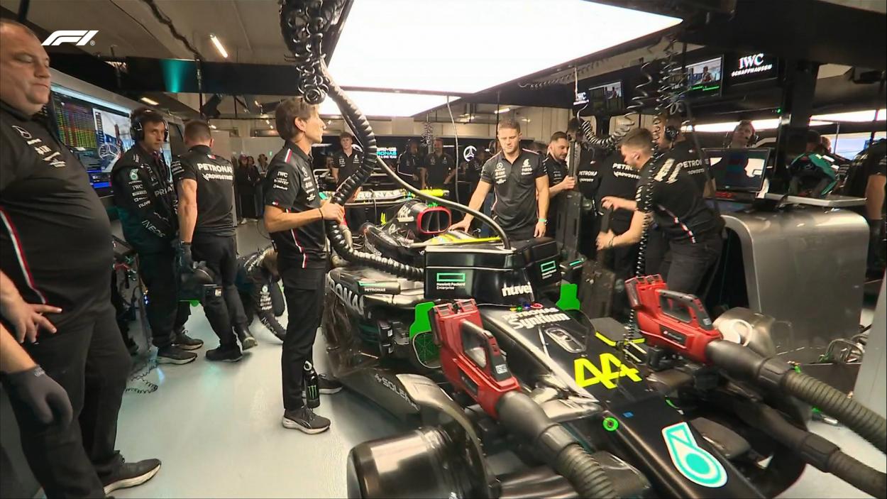 Lewis Hamilton eliminado en Q2. Fuente: F1