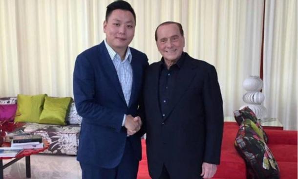 Han Li e Silvio Berlusconi, calciomercato.com