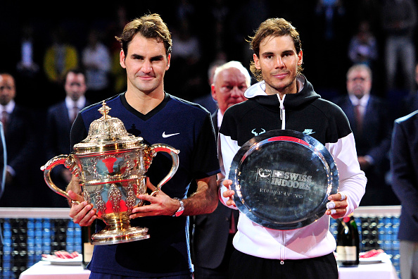 Federer defeated Nadal in their most recent meeting in 2015, at the Swiss Indoors in Basel. Credit: Harold Cunningham/Getty Images 