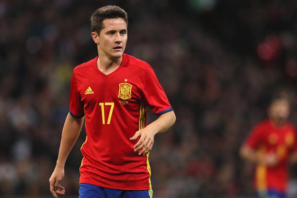 Ander Herrera's recent debut has given Romeu hope that English-based Spaniards can make the international team. Photo: Getty.