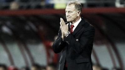 Not the ideal start for Gianni De Biasi l Photo: gazetatema.net