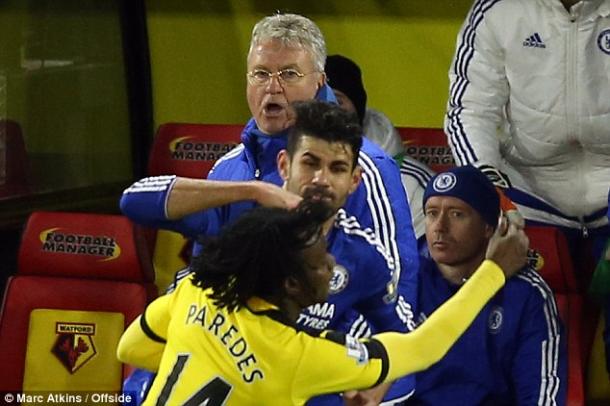 Hiddink was pleased with how Costa dealt with the situation.