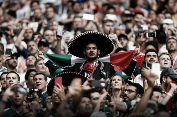 Hinchas de la Selección Mexicana de Fútbol en Rusia 2018 | Foto: Getty