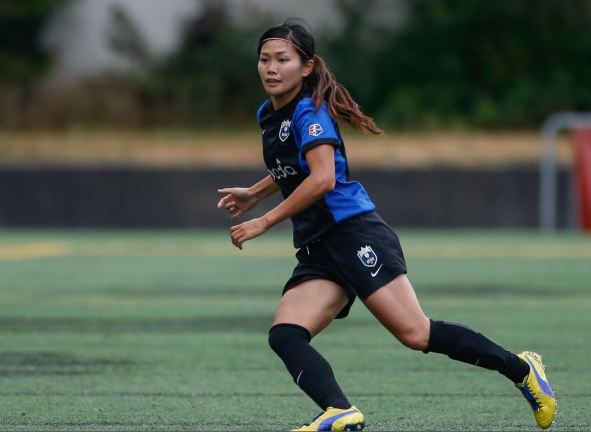 Nahomi Kawasumi with the Seattle Reign back in 2014 | Otto Greule Jr - Getty Images