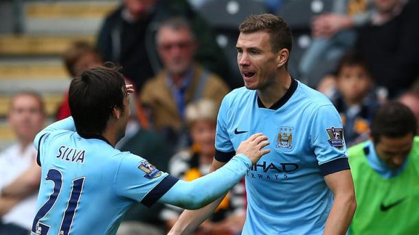 Edin Dzeko protagonista con una doppietta nell'ultimo precedente in questo stadio, www.skysports.com