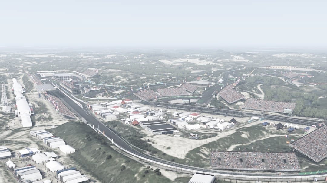 Vistas aereas del circuito de zandvoort: Foto Liga Sport  ARG