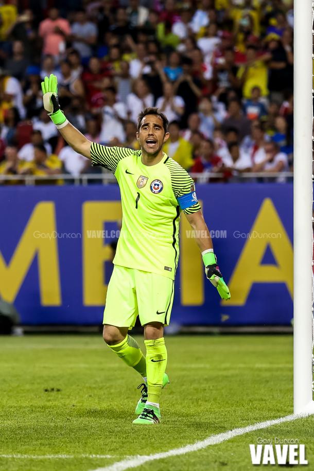 Chilean captain Claudio Bravo earned a clean sheet in the win. | Photo: Gary Duncan/VAVEL USA