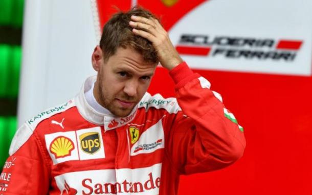 Sebastian Vettel's 2016 hasn't gone to plan so far, with only five podiums and no victories (Image Credit: www.telegraph.co.uk