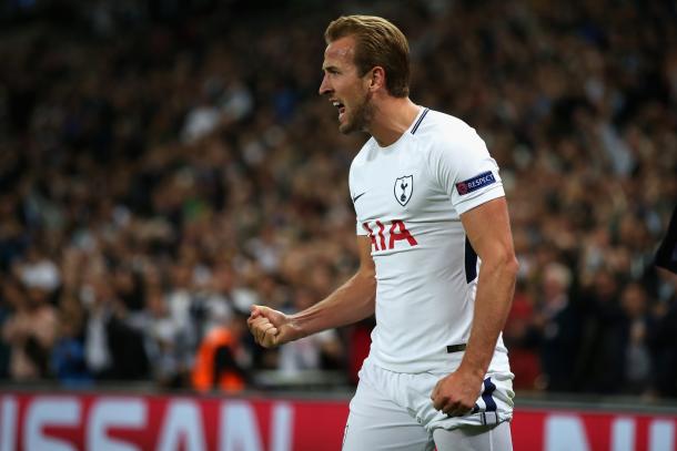 Kane celebrando un gol | Imagen: Tottenham Hotspur