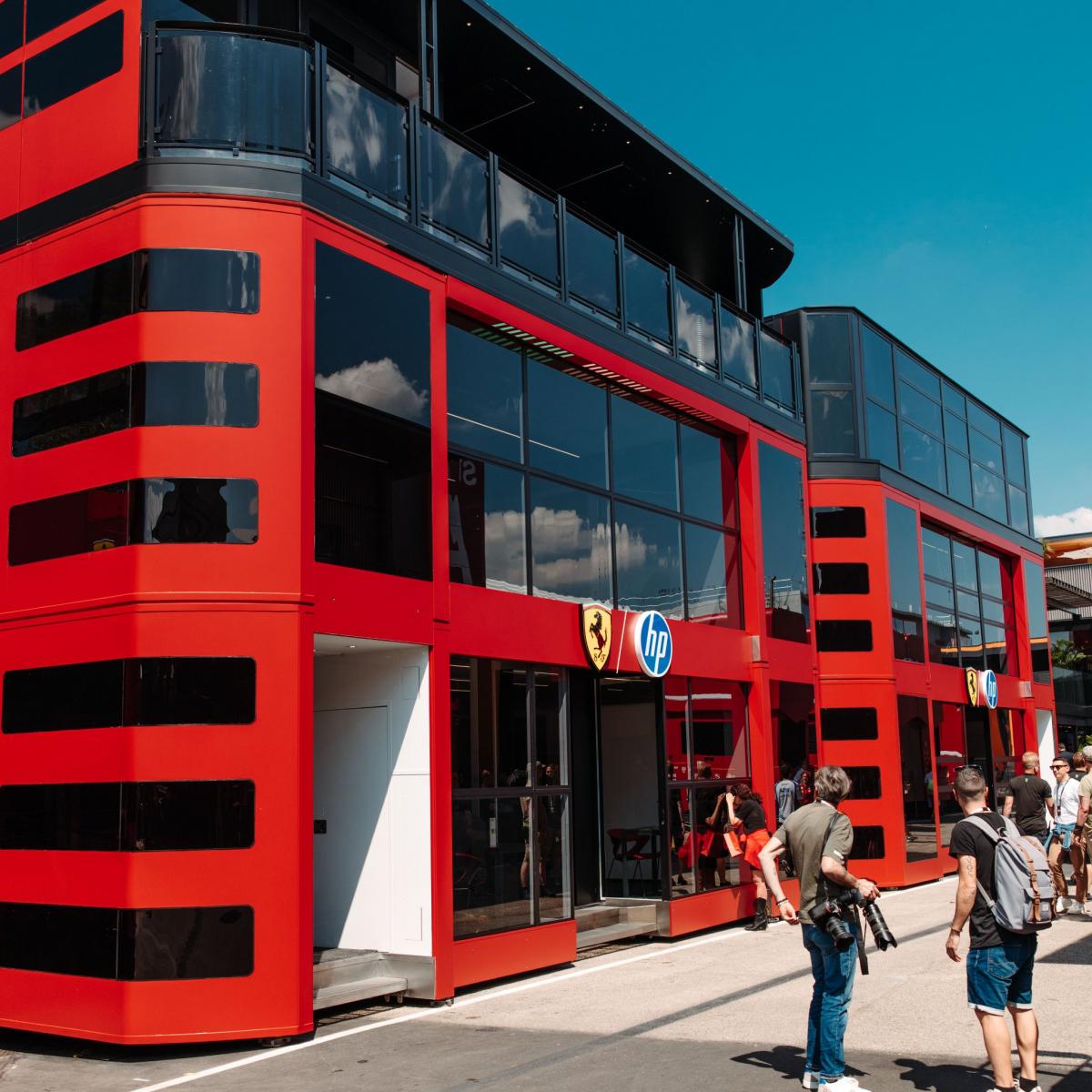 Ferrari motorhome. Fuente: F1